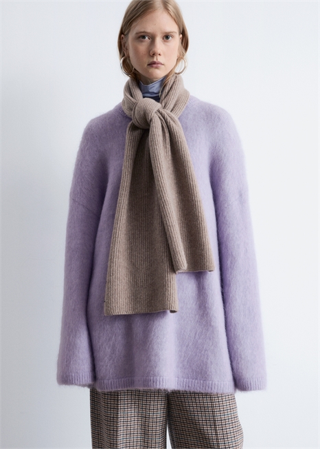 Вязаный шарф из кашемира артикул 1193640012