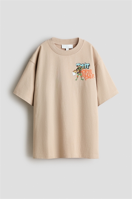 Футболка из хлопка с принтом артикул 1296336056