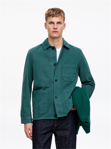 Куртка-рубашка из твила артикул 0990934031