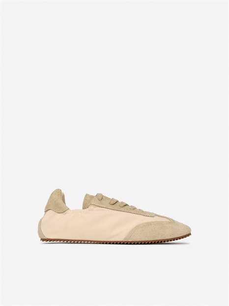 Сникеры из замши и нейлона артикул 1299575001