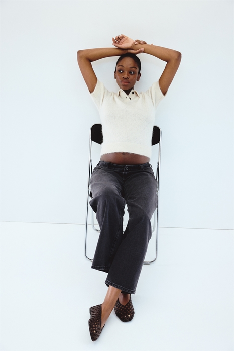 Широкие джинсы MAMA Before & After артикул 1245444005