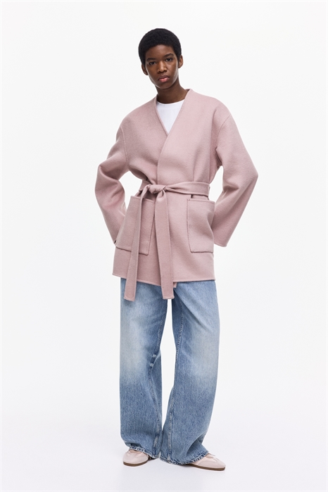 Пальто из смеси шерсти артикул 1321045002