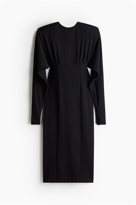 Платье-толстовка с рукавами летучая мышь артикул 1270887001