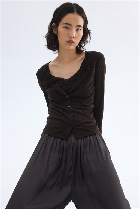 Многослойный кардиган артикул 1329616003