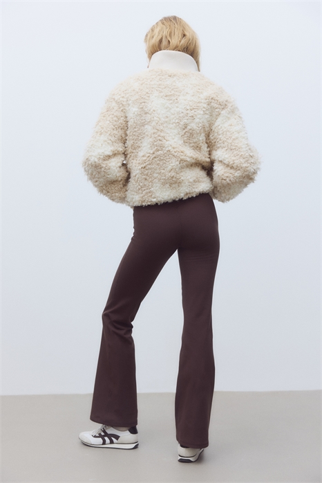 Расклешенные спортивные леггинсы из флиса с SoftMove™ артикул 1303184002