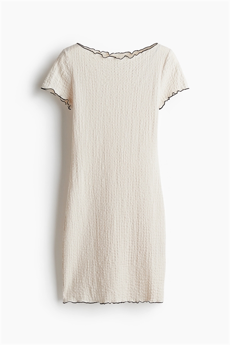 Платье с оверлочными деталями артикул 1269445002