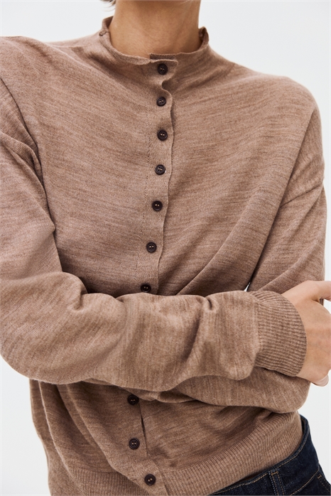 Кардиган с водолазкой артикул 1335833001