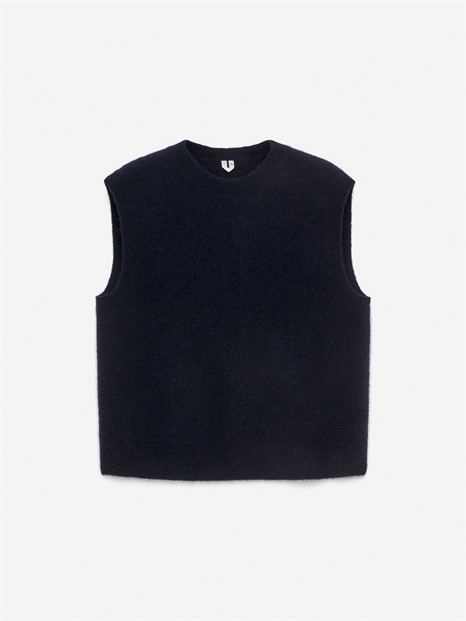 Жилет из смеси альпаки и шерсти артикул 1187807006