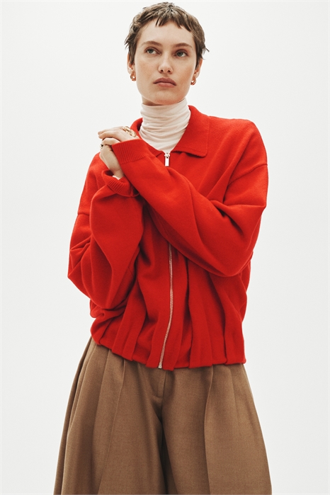 Негабаритный кардиган на молнии артикул 1317102001