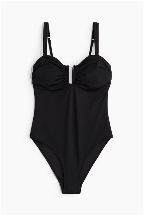 Купальник-бандо с мягкими чашечками артикул 1268209001