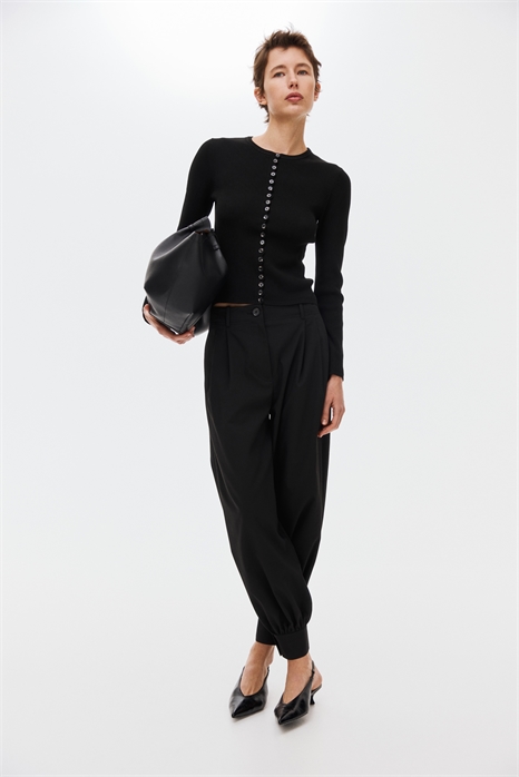 Ребристый кардиган артикул 1320748002