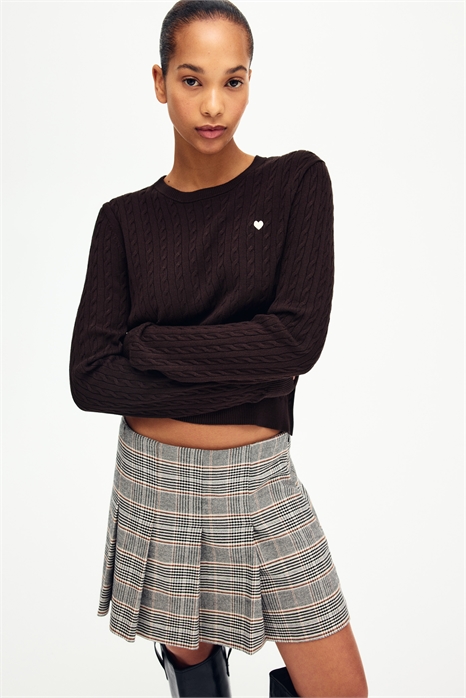 Свитер с косами артикул 1318922003