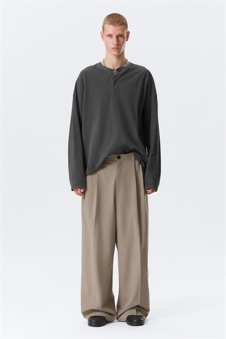 Костюмные брюки с плиссировкой Nate Loose Fit артикул 1270360005