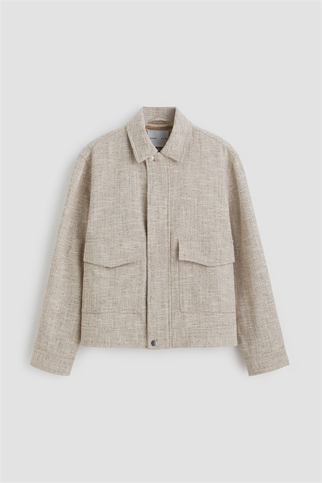 Короткий жакет из фактурного плетения артикул 1272741001