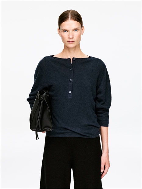 Джемпер с вырезом лодочкой из чистого кашемира артикул 1324354002