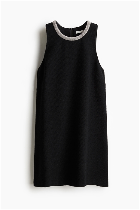 Платье с отделкой стразами артикул 1251299002