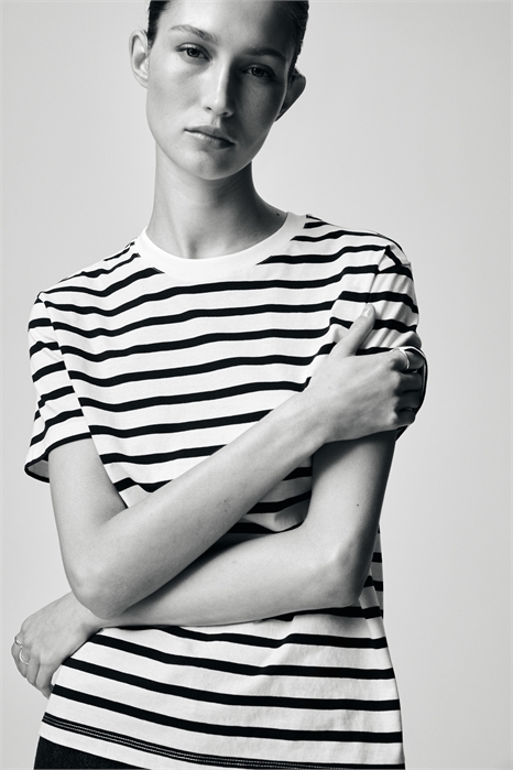 Хлопковая футболка артикул 0963662178