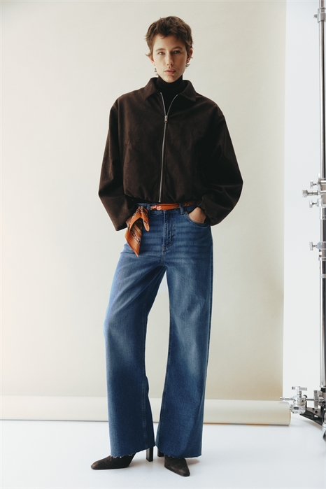 Широкие джинсы Wide High Jeans артикул 1045459071