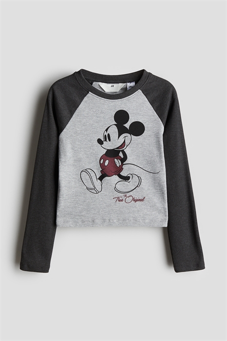 Топ из джерси с принтом и мотивом артикул 1246177004