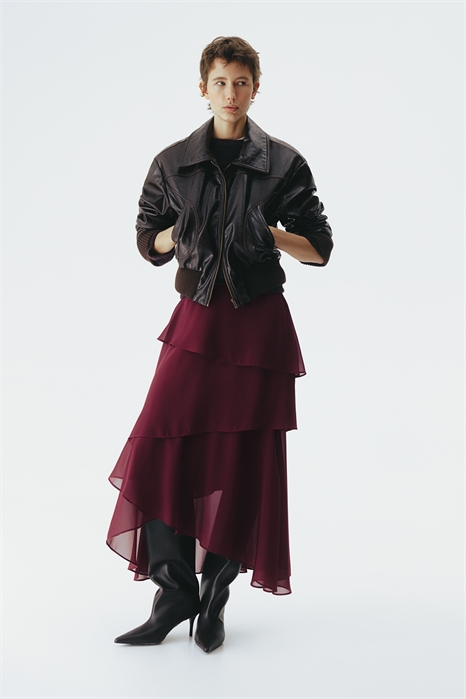 Многослойная шифоновая юбка артикул 1333756001