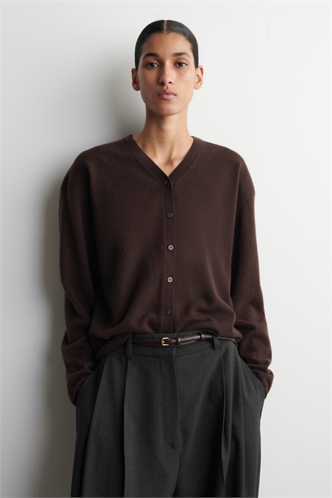 Кардиган с V-образным вырезом из шерсти Merinio артикул 1321334002