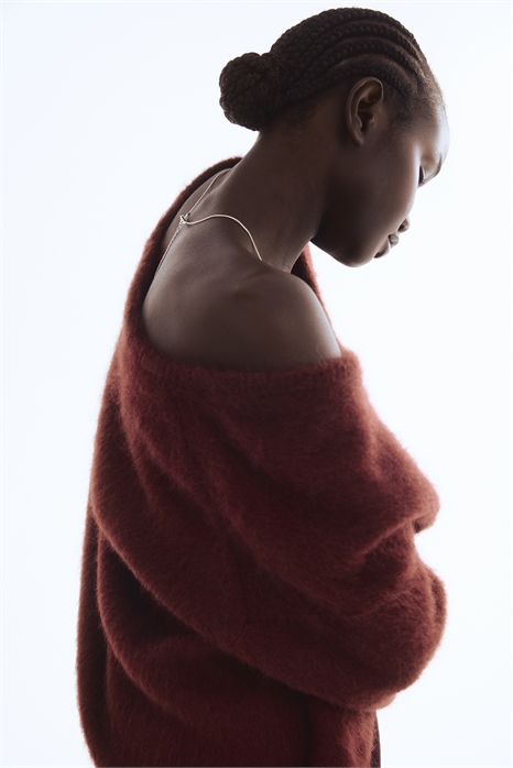 Джемпер из мохеровой смеси в стиле оверсайз артикул 1248344010