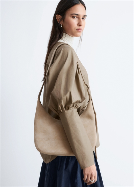 Кожаная сумка через плечо артикул 1333375001