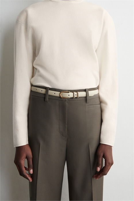 Кожаный ремень Saffiano артикул 1321988001