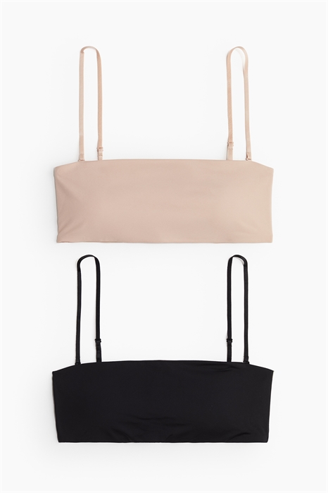 Бюстгальтеры-бандо из микрофибры с мягкой подкладкой 2 шт. артикул 1238128001