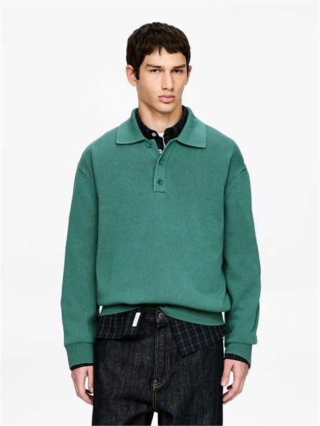 Хлопковая рубашка-поло из лиоцелла артикул 1323037003