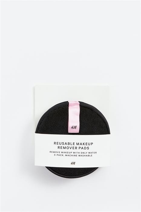 Набор из трех многоразовых подушечек для снятия макияжа артикул 1113666001