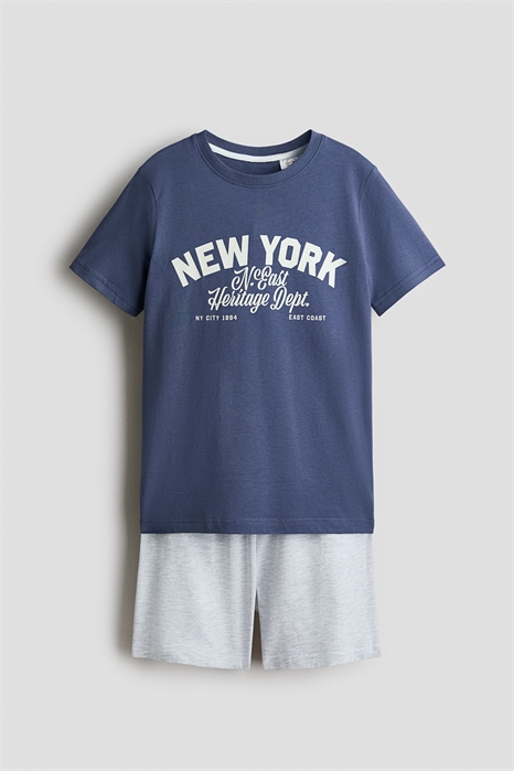 Пижама из хлопкового трикотажа артикул 1134319050