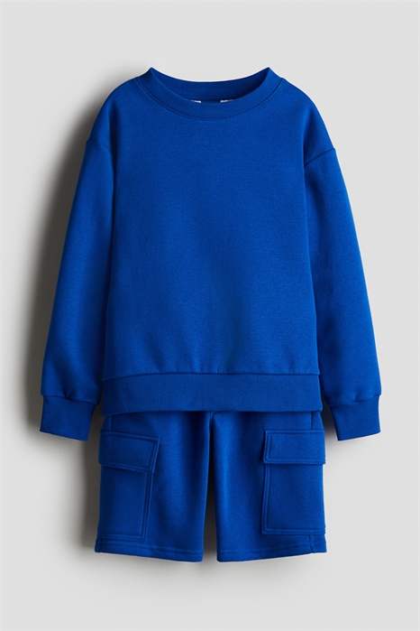 Комплект из двух частей - толстовка и шорты артикул 1264252001