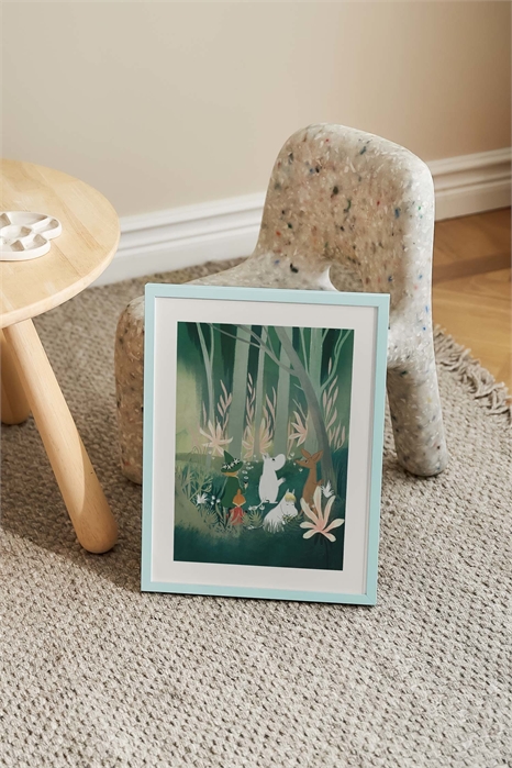 Плакат "Друзья Мумины в лесу" артикул 1298985001