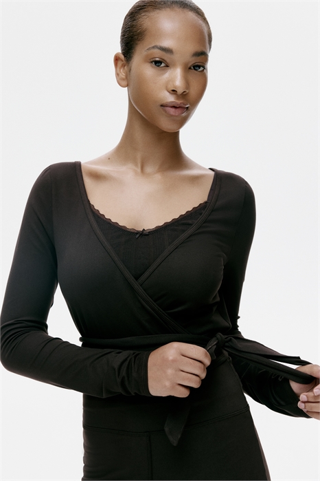 Облегающий топ из матового джерси артикул 1318714003