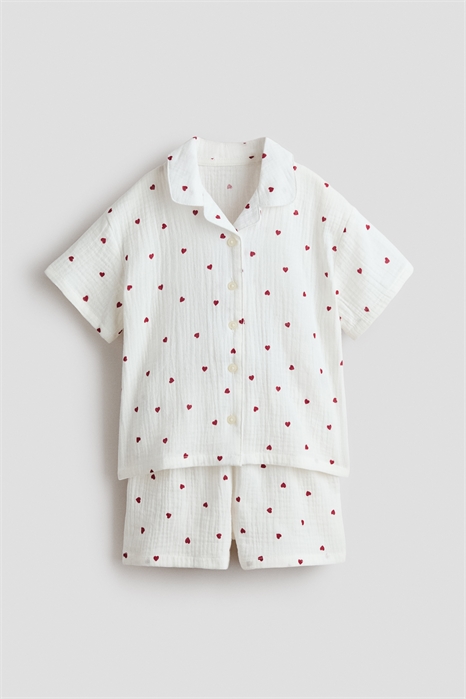 Пижама из муслина с узором артикул 1322383001