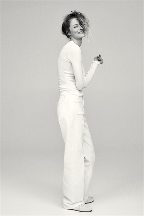 Широкие высокие джинсы артикул 1314869005