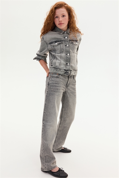 Джинсы с прямыми штанинами артикул 1240131003