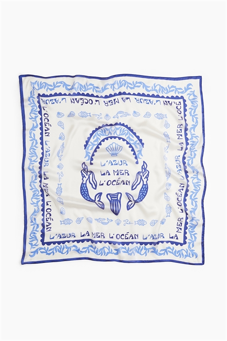 Шарф с узором артикул 1229036048