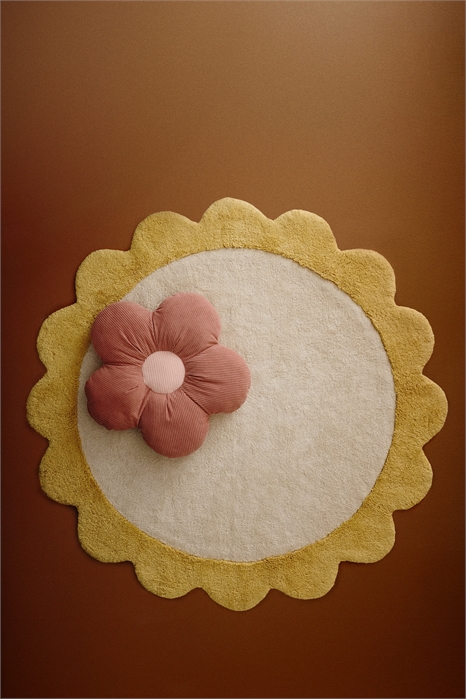 Хлопковый коврик в форме цветка артикул 1258966003