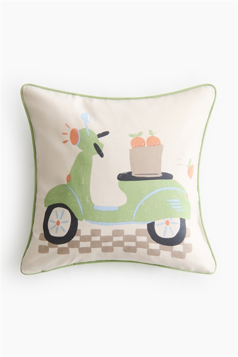 Чехол для подушки из хлопкового холста с принтом артикул 1304990003