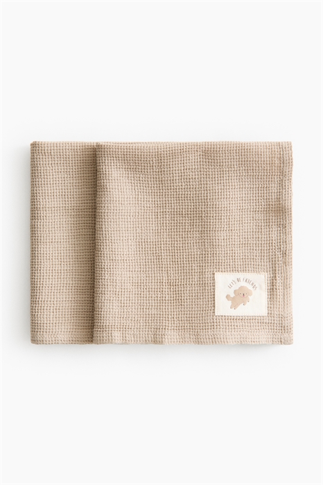 Вафельные салфетки из хлопка, 2 штуки артикул 1307126001