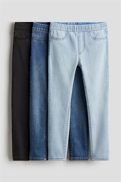 Джинсовые джеггинсы 3 шт. артикул 1228535001