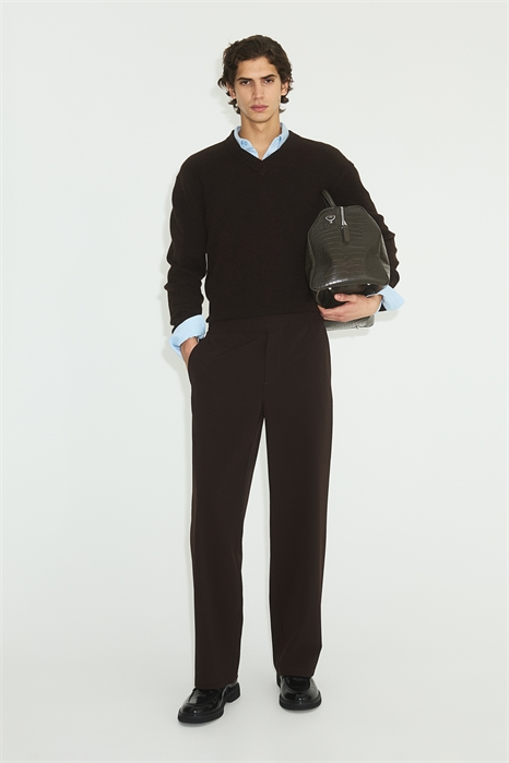 Широкие брюки с четырехсторонним стретчем артикул 1309272004