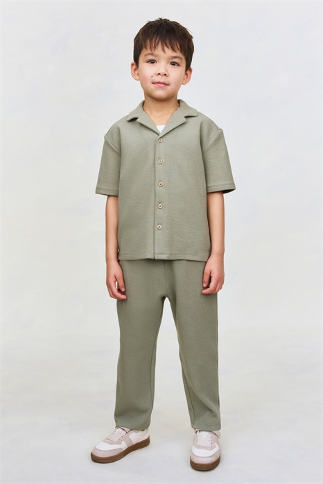 Комплект рубашка и брюки из хлопка артикул 1317930001