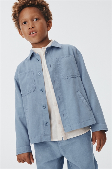 Рубашка из смешанного льна артикул 1314885001