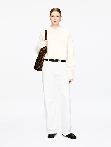 Расклешенные джинсы-стрейч с высоким поясом LUPINE артикул 1230532007