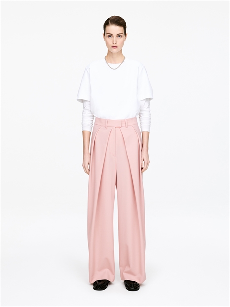 Брюки с драпировкой и складками артикул 1324164001