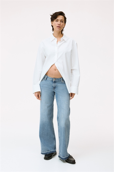 Широкие джинсы MAMA Before & After артикул 1245444006