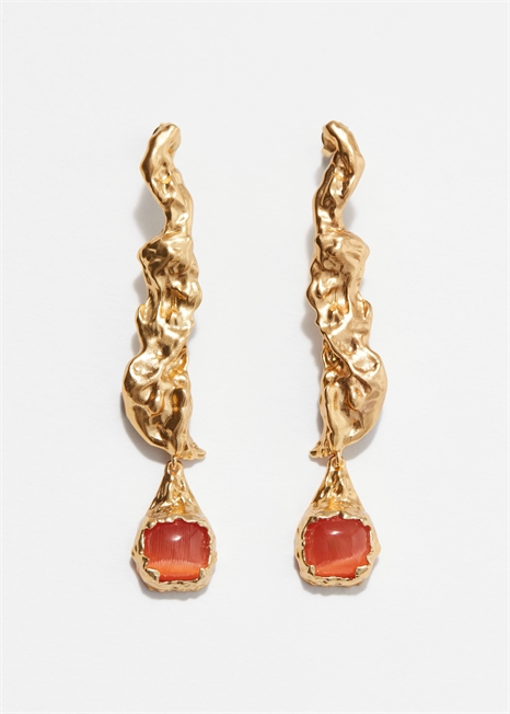 Длинные серьги с кристаллами артикул 1277620001